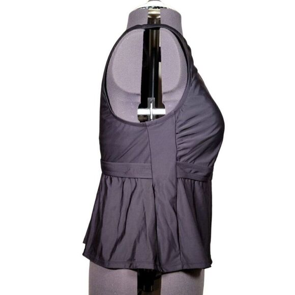 All in Motion Women's Sleeveless Zipper Front Rash Guard Sz 24W - Picture 3 of 10